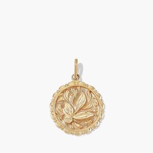 Mejuri 14k yellow gold “Terra” coin charm pendant. Worn once, great condition.
